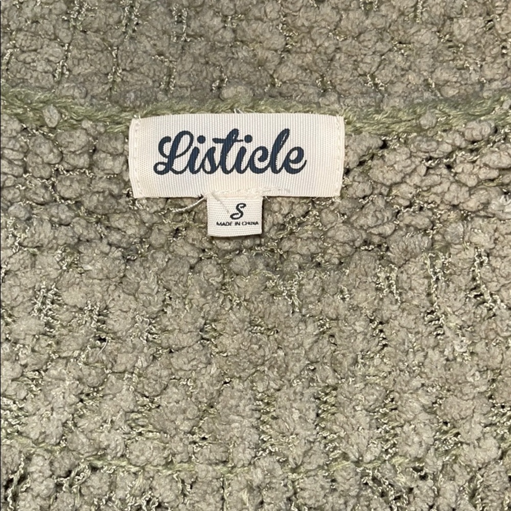 Listicle Popcorn Sweater - Picture 2 of 2